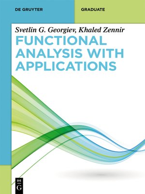 cover image of Functional Analysis with Applications